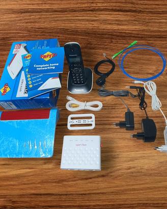 Modem fritz box 7530 + telefono cordless wireless 