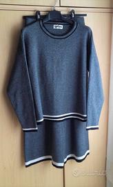 DMYD Tailleur Completo Donna grigio Pantalone Tg S