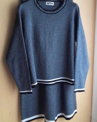 DMYD Tailleur Completo Donna grigio Pantalone Tg S