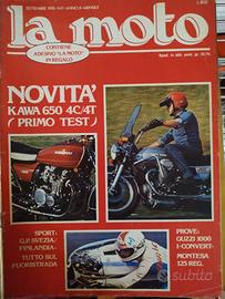 Rivista LA MOTO numero 9 anno 1976