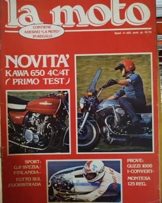 Rivista LA MOTO numero 9 anno 1976