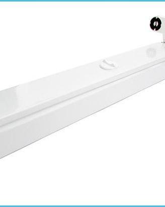 Porta Lampada Plafoniera Doppi Tubi Led T8 120cm