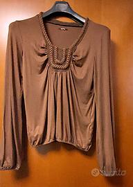 Blusa marrone Taglia M