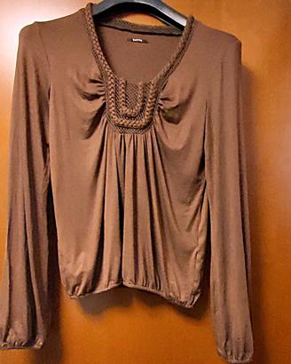 Blusa marrone Taglia M