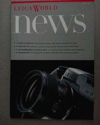 Brochure vintage LEICA NEWS