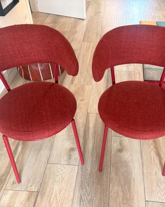 Set 6 sedie di design Made in Italy – Tessuto