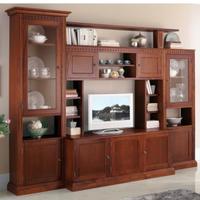 Parete attrezzata stile classico rustico