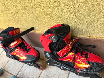 Pattini in linea Roces con protezioni