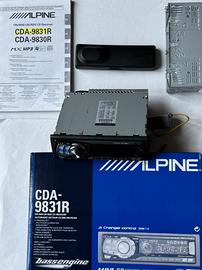 Autoradio Alpine CDA-9831R 1DIN CD MP3 RDS 50Wx4