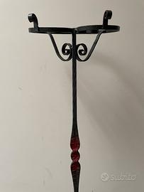 Porta menu’/leggio Vintage in ferro battuto