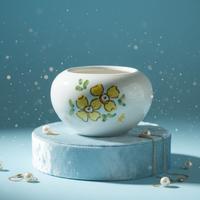 Raro portagioie vintage in ceramica 