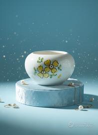 Raro portagioie vintage in ceramica 