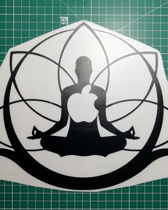 Adesivi in Vinile Nero x MacBook - Stickers/Decals