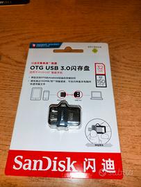 Chiavetta 32gb USB e micro usb
