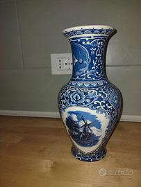 Vaso da fiori porcellana blu olanda