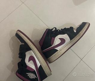 scarpe Jordan Air, colore viola