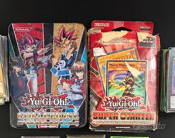 Lotto Yu-Gi-Oh 325 carte + album con Blue Eyes NM