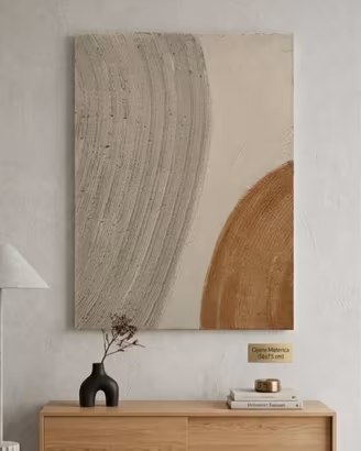 quadro materico artigianale 