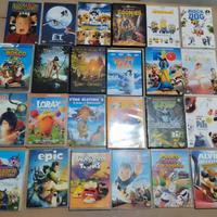 24 DVD originali film e cartoni per ragazzi