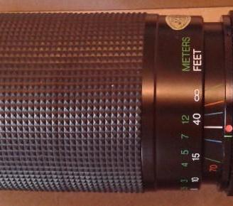 Vivitar Zoom 70-210 con attacco a vite 42mm