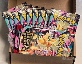 10 bustine pokemon ascesa eroiche