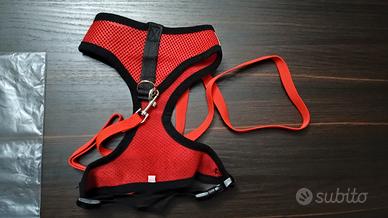Pettorina per cane con guinzaglio