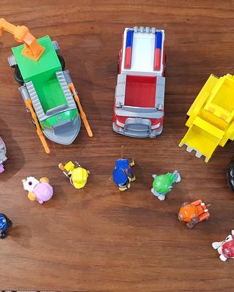 PAW PATROL CON MEZZI