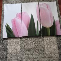 trittico con tulipani 