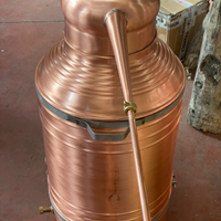 Alambicco distillatore a serpentina da 100 litri