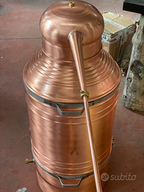 Alambicco distillatore a serpentina da 100 litri