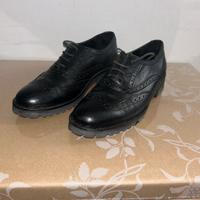 Francesine scarpe donna nere in vera pelle tg. 39