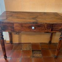 Antico tavolo tavolino scrittoio scrivania rustico