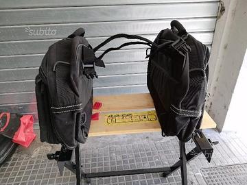 Coppia di borse laterali morbide Accessori Moto In vendita a Roma