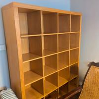 libreria in legno di faggio modulabile