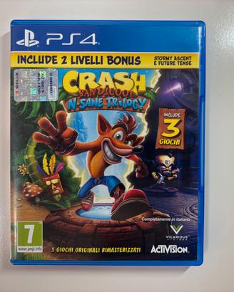 Crash Bandicoot Trilogy + 2 Livelli Bonus PS4