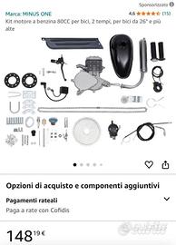 motore a scoppio per biciclette nuovo