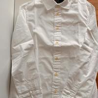 Camicia Oxford in cotone Slim-Fit colore bianco