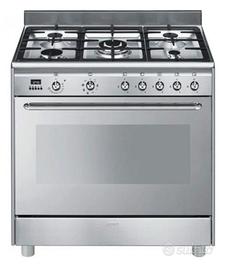 Forno elettrico gas 90cm di acciaio