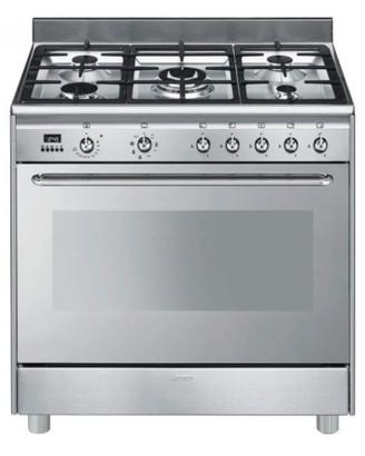 Forno elettrico gas 90cm di acciaio
