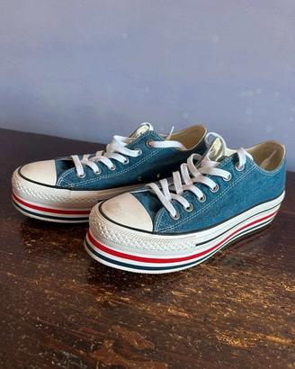 Scarpe donna Converse All Star con plateau 39