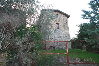 CASALE IN PIETRA E PORZIONE SULLE COLLINE DI ASSIS