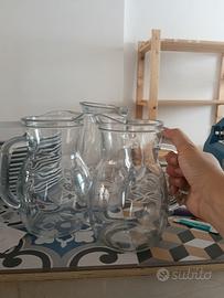 caraffe, bicchieri 