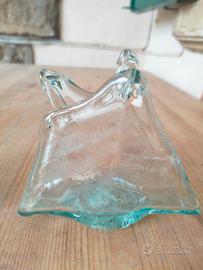 portatovagliolo in vetro artigianale artistico