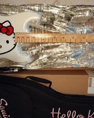 Chitarra Fender Stratocaster Hello Kitty by Squier