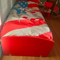Letto singolo con materasso Memory 