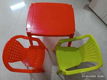 Tavolino più 2 sedie 