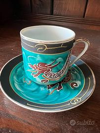 Tazzine caffe’ set porcellana vintage