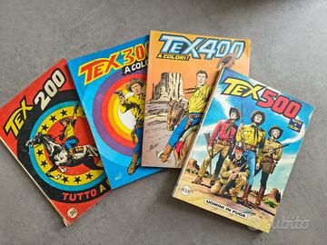 TEX - i 4 numeri centenari