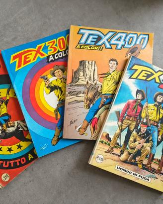 TEX - i 4 numeri centenari