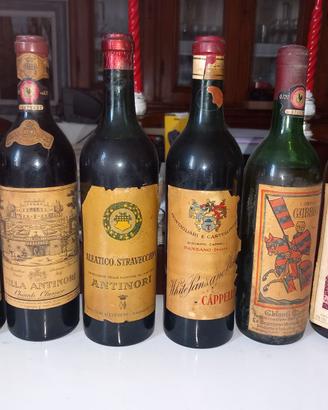 bottiglie  vino da collezione